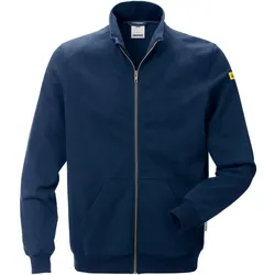 ESD-Sweatjacke "4080 XSM" - S - dunkelblau