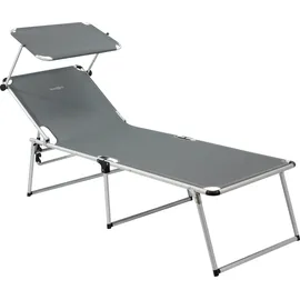 Brunner Sonnenliege Malibu High Grau
