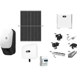 Vorteilspaket L: 10,56 kWp Set, Trina 440 Glas/Glas u. Huawei 10 KTL, 5 kW Speicher und K2 Montagesystem und Wallbox
