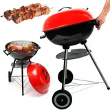 Kugelgrill Standgrill Grill Grillwagen Rundgrill BBQ mit Rollen Deckel