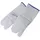 FMprofessional Koch-/Backhandschuhe, hochwertige Ofenhandschuhe aus hitzeresistentem Rindsleder, Topfhandschuhe zum Backen, Kochen und Grillen (Farbe: Grau), Menge: 2 Stück