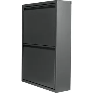 [en.casa] Sokndal 50 x 71 x 15 cm grau / grau