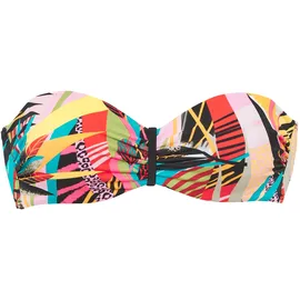 Bruno Banani Bügel-Bandeau-Bikini Damen Mehrfarbig 38 Cup C