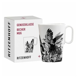 Ritzenhoff Tasse Kaffeetasse Genussklasse 001, Porzellan bunt