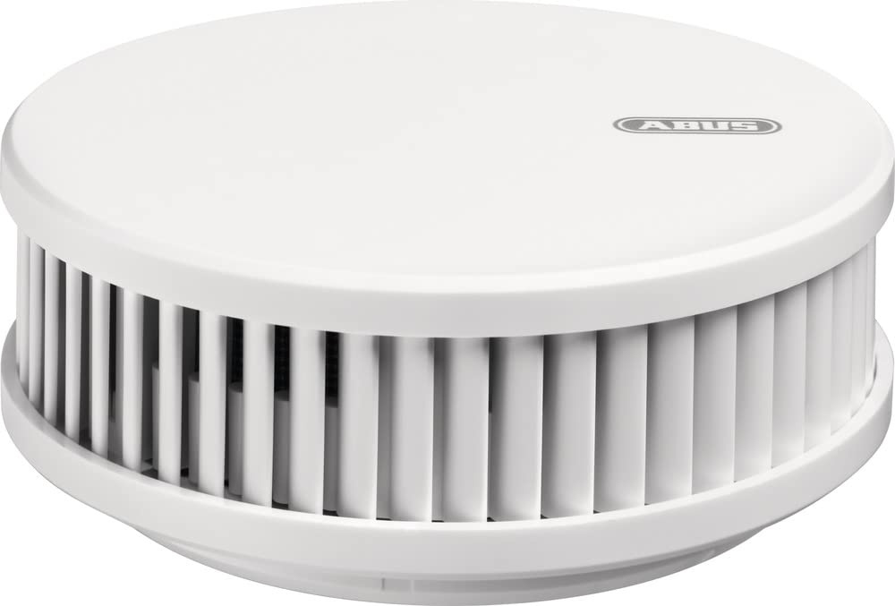 ABUS Funk-Rauchmelder RWM450 - Hitzemelder mit 10-Jahres-Batterie - 15 Melder vernetzbar - Q-Label & DIN EN14604 zertifiziert - geeignet für Küchen - Weiß