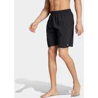 Adidas Solid CLX Classic-Length Badeshorts Black / Lucid Lemon XS