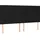 vidaXL Boxspringbett 200 x 200 cm Schwarz