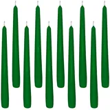 Gastro Spitzkerze 23,5 x 245 mm dunkelgrün 10 St.
