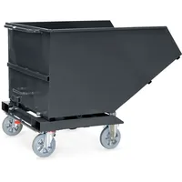 Fetra Fechtel Transportgeräte GmbH Muldenkipper Inh.800l L1458xB1105xH1099mm grau o.Ablasshahn fetra