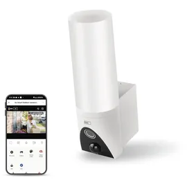 EMOS GoSmart Rotierende Outdoor IP Kamera mit WiFi und Licht IP-310 TORCH, weiß