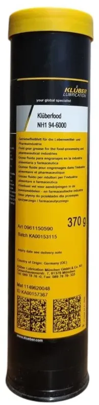 Klüber Klüberfood NH1 94-6000, 370g Kartusche