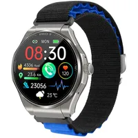 Knauermann PRO 3 BT 40 mm Edelstahlgehäuse Silber Textilarmband