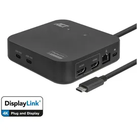 Act USB-C Dual 4K Schwarz