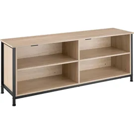 Tectake Sideboard 147 x 41 x 60,5 cm Braun