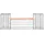 vidaXL Gartenbank aus Gabionen 183 x 41 x 60,5 cm