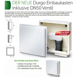 Durgo DN50 Plus Rohrbelüfter mit Einbaukasten