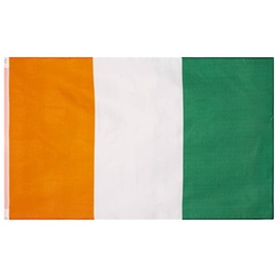 Elfenbeinküste Flagge MUWO "Nations Together" 90 x 150 cm-Größe:Einheitsgröße