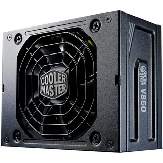Cooler Master V850 SFX Gold, 850 Watt SFX-Netzteil (EU-Stecker), 80 Plus Gold, modulares SFF/Mini ITX PC-Netzteil, semi-passiver leiser hydrodynamischer 92mm FDB-Lüfter, SFX-ATX Adapter