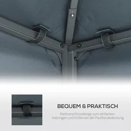 Outsunny Ersatzdach für Pavillon grau