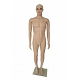 Relaxdays Schaufensterpuppe männlich beige