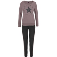 Buffalo Damen Pyjama mauve-schwarz Gr.36/38