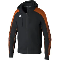 erima EVO STAR Kapuzen-Trainingsjacke schwarz/orange M