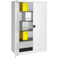 Mauser Entro Aktenschrank 120 x 60 x 195 cm grau