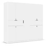 Rauch Drehtürenschrank Ticao 226 x 210 x 54 cm Weiß