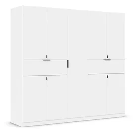 Rauch Drehtürenschrank Ticao 226 x 210 x 54 cm Weiß