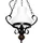 Licht-Erlebnisse Petronel 0-flg. 40 cm rund Holz Glas Metall