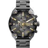 Diesel Herren Analog Quarz Uhr mit Edelstahl Armband DZ4669