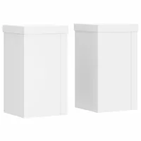 vidaXL Pflanzenständer 10 x 10 x 18 cm Weiß