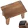 DESIGN DELIGHTS Hocker Monte Holz 30 x 21 x 20 cm Beige