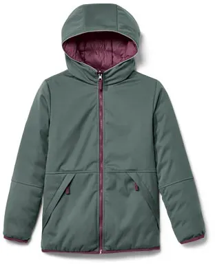 Tchibo - 2-in-1-Kinder-Softshell-und-Steppjacke - Magenta - Kinder - Gr.: 146/152 - magenta - 146/152