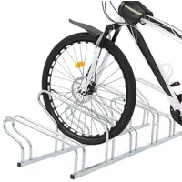 VidaXL Fahrradständer für 6 Fahrräder Freistehend Verzinkter Stahl