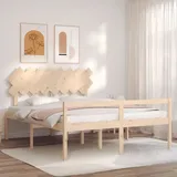 Prolenta Premium Seniorenbett Mit Kopfteil 160x200 Cm Massivholz