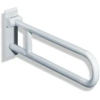 Hewi 801 Dreh-Stützklappgriff Wandstützgriff 750 mm lichtgrau