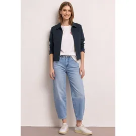 STREET ONE Jacke mit Zipper und Brusttaschen - Blau