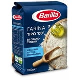 1X FARINA Barilla tipo 00 Grano tenero Weichweizenmehl (1KG)