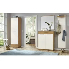 Möbel Kraft Garderobenpaneel Longo 42 x 183 x 27 cm Weiß