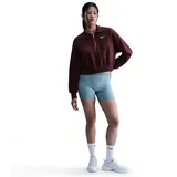 Nike Phoenix Fleece Sweatshirt Burgundy Crush/Sail L