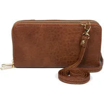 Stylebreaker 2 in 1 Umhängetasche Kunstleder Mocca-Braun