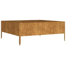 vidaXL Hochbeet 100 x 100 x 41 cm Cortenstahl