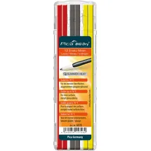 Pica Ersatzminen Set 12 Stück 2,0 mm gelb/rot/grau