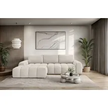 OTTO home Ecksofa OTTO HOME "AZITA L-Form, 270 cm - OTTO. Verlässliche Qualität.", beige, B:270cm H:84cm T:166,5cm, 100% Polyester, Sofas, Ecksofa, wahlweise als Schlafsofa m. Bettkasten, Bubble-Optik, Topseller