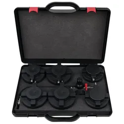 KS TOOLS LKW Turbolader-Ladeluft-System-Prüfkoffer-Satz, 7-tlg ( 460.2465 )