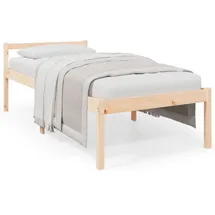 vidaXL Seniorenbett 90x200 cm Massivholz Kiefer
