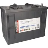 Q-Batteries Ersatzakku 1x 12V 105Ah für ELS Makine Junior EL5.5 QB