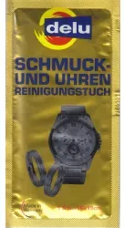 DELU Schmuck- und Uhren Reinigungstuch 1824.01 , 1 Packung = 1 Stück