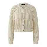 Oui Strickjacke Weiß 38